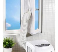 Kit De Calfeutrage Pour Fenêtre, Joint De Fenêtre Universel Pour Climatiseur Mobile Et Sèche-Linge, Installation Facile Sans Perçage Pour Tuyau D'échappement Fenêtre Basculante (Blanc 5M)