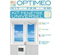 Kit fenêtre universel longueur 4M calfeutrage porte et fenêtre pour climatiseur mobile KIT-FEN-4M