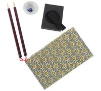 Kit de Calligraphie Chinoise pour Débutants, Coffret Présent Élégant | Pinceau, Papier, Pierre à Encre et Encre, pour Élèves, Ateliers et Caractères Chinois