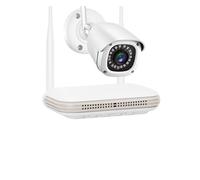 Kit de caméra 3MP H.265 + 2.8mm Grand Angle AI Visage détecter sécurité extérieure CCTV 8CH NVR système vidéosurveillance(2T,NVR and 1Camera)