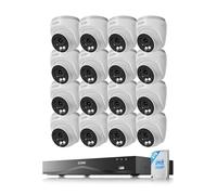 Kit de Caméras de Surveillance PoE 4K ZOSI - NVR 8CH avec Disque Dur 4TB, 8MP, Détection IA Personne/Véhicule, Vision Nuit 30m, Enregistrement 24/7, Étanche IP66