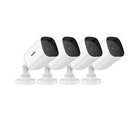 Kit de caméras de surveillance, qualité vidéo 1080P, technologie de vision nocturne, 4 pièces