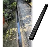 Kit de canalisations de drainage de cour en acier inoxydable - Canal de drainage extérieur sous le pont pour trottoir et solution de tuyau de drainage de terrasse