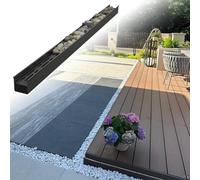 Kit de canaux de drainage décoratifs en galets pour gouttière de jardin durable pour une gestion efficace du débit d'eau