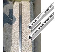 Kit de canaux de drainage extérieur avec grille amovible pour une gestion efficace de l'eau dans les allées et trottoirs