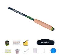 Kit de canne à pêche télescopique en carbone pour l'extérieur (vert)