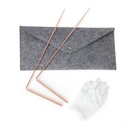 Kit de canne à radiesthésie exploratoire avec pendule pour une énergie améliorée et des connaissances psychiques (5 pièces)