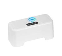 Kit de capteur de toilettes intelligent - Mécanisme de chasse d'eau infrarouge mains libres, système de chasse d'eau automatique, chargement USB ou alimenté par pile AAA | Design blanc compact, dist