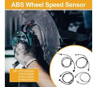Kit De Capteur De Vitesse De Roue Abs No.47910Jx00A/47910Jx00A Avant Arrière Gauche Droite Ensemble De Capteurs Abs Système De Freinage Antiblocage Pour Nissan Nv200 2010-2013
