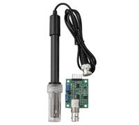 Kit de capteur pH pour Arduino - Plage de détection pH 0-14 - Module d'étalonnage de sonde d'électrode BNC 220 × 90 × 30 mm - Entrée 5 V CC compatible avec Esp32/Raspberry Pi (sonde PH)