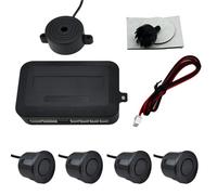 Kit De Capteurs De Stationnement Universels 12V 22mm 4 Avertisseurs Sonores Radar De Recul Système De Contrôle De Distance De Stationnement Capteur Recul Auto(Gray)