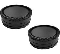 Kit de capuchon de corps E + cache d'objectif arrière for Sony A7 A7II A7III A7IV A7S A7SII A7SIII A7RII III A7RIV A7RV A7C A9 A6600 A6400 A6300 A6100 A6000 ZV-E1 ZV-E10 Plus appareil photo et objecti