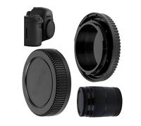 Kit de Capuchons d'objectif, 1 x Capuchon de boîtier et 1 x Capuchon d'objectif arrière, Compatible avec Micro Four Thirds System M4/3, pour Olympus et Panasonic M4/3, Capuchons de Protection, Cover