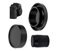 Kit de Capuchons d'objectif, 1 x Capuchon de boîtier et 1 x Capuchon d'objectif arrière, Compatible avec MINOLTA MD MC, pour Tous Minolta MD et MC-modèles, Capuchons de Protection de Remplacement