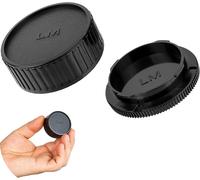 Kit de Capuchons d'objectif, 1x Capuchon de boîtier et 1x Capuchon d'objectif arrière, Compatible avec Leica M, pour Tous Les modèles M, Capuchons de Protection de Remplacement pour appareils.[G836]