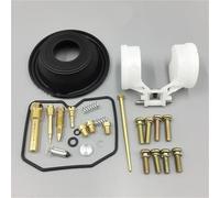 Kit de carburador Kit De Réparation Carburateur pour Kawasaki KLR250 (1987-2005) : Pièces Détachées, Membrane, Flotteur Et Pointeau Remplacement pour Carburateurs(Ensemble 1)