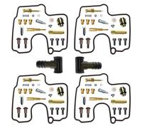 Kit de carburador Kit De Réparation Carburateur pour Yamaha ROYALSTAR Venture XVZ13TF 5JC 1999-2001 Pièces Gicleur À Aiguille Et Diaphragme Flotteur Remplacement pour Carburateurs(Ensemble 8)