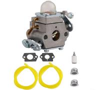 Kit de carburateur C1U-H60 pour Homelite - Convient pour RBC30SET RLT30CET pour JCB BC26 LT26 HT26, pour débroussailleuses et débroussailleuses 26 CC et 30 CC, numéro de remplacement 308054003