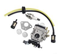 Kit de carburateur compatible avec Florabest, FBS 43 A1, FBK 4 B2 4 en 1, Parkside, PBK 4 A1, PBS 2 A1, pièces de rechange pour débroussailleuse PBS 2 A1