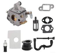 Kit de carburateur compatible avec tronçonneuse MS170 MS180 MS170C MS180C, remplace C1Q-S57B C1Q-S57A pour carburateur, pièce de moteur en métal pour une installation facile