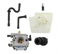 Kit de carburateur compatible avec Wt-194, Wt-194-1 pour pièces de tronçonneuse Ms240, Ms260, accessoire de rechange en métal pour augmenter les performances du moteur et la fiabilité