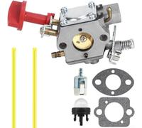 Kit de carburateur compatible avec WTEA7A et tondeuses à gazon HS 243R 243RJ 543RBK 543RBS 543RBX pour un fonctionnement fiable