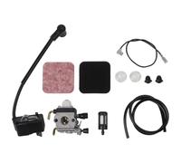 Kit de carburateur de bobine d'allumage compatible avec Stihl FS80R FS85 HS80 HS85 HT75 HS75, comprend des filtres à air de carburateur, des ampoules d'amorçage, une construction en métal, 10 pièces