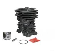 Kit de carburateur de rechange de marque X 136 137 141 142 pour tronçonneuses, avec connecteur d'allumage moteur, tuyau d'admission, double cylindre, tailles 38 mm et 40 mm avec pistons assortis (D-40