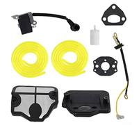 Kit de carburateur en métal pour tronçonneuse 36 41 avec bobine d'allumage | Ajustement parfait pour les modèles 136, 137, 141, 142, remplacement direct pour OEM 530071987, performance optimale