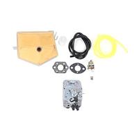 Kit de Carburateur, Kit de Joint de Moulage Sous Pression en Aluminium, Pour Accessoire de PièCe de TronçOnneuse 51 50 55, Avec Outil de RéGlage de Filtre à Air