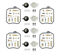 Kit de Carburateur Kit De Réparation Carburateur pour Yamaha ROYALSTAR XVZ1300A XVZ13A 1996-2000 4WY/4NL/4NK/4YP Flotteur Piston Carburetor réparation Rebuild(Ensemble 5)