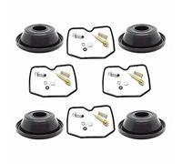 Kit de carburateur Kit de réparation de carburateur for GPX750 87-90 GPZ900R 84-85 GPX 750 GPZ 900 Les diaphragmes de glissement de la glucides de carbshragmes de reconstruction, 4 jeux Carberature