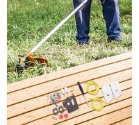 Kit de carburateur pour débroussailleuse pour modèles 124C 124L 125R 125RJ 125LDX 128C 128CD 28cc avec joints et conduites de carburant