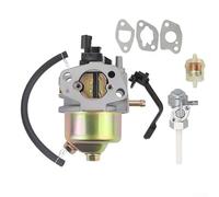 Kit de carburateur pour générateurs 3000-4375 W, compatible avec les moteurs 208cc 212cc 6.5-7HP Kit de pièces de rechange avec tuyau de carburant filtre et robinet d'arrêt