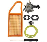 Kit de carburateur pour souffleur de sac à dos BR500, BR550, BR600 et BR700 - Comprend carburateur, 2 joints, filtre à carburant, tuyau d'aspiration, ballon de compression et outil de réglage