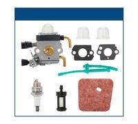 Kit De Carburateur Pour Stihl FS55 FS55R FS55RC KM55 HL45KM55R FS38 Taille-bordures Désherbant Avec Joint De Ligne De Filtre À Air Carb(1 set A)