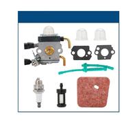 Kit De Carburateur Pour Stihl FS55 FS55R FS55RC KM55 HL45KM55R FS38 Taille-bordures Désherbant Avec Joint De Ligne De Filtre À Air Carb(1 set A)