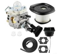 Kit de carburateur pour système de carburant compatible avec SH86 SH86C BG86 BG86CE BG86Z BG86CEZ Souffleurs à feuilles Numéros de pièce de rechange 4241 120 0606 0607 0616 0623