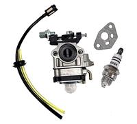 Kit de carburateur pour taille-haie à essence Einhell BHS 26 / BPH 2652/1 / BG-PH 2652 avec filtre à essence, bougie d'allumage