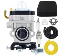 Kit de carburateur pour tarière 43CC E43 MC43, remplace 300486 3004156, construction en acier pour une installation facile, livraison de carburant optimisée pour l'entretien de la motoculteur