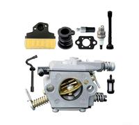 Kit de carburateur pour tronçonneuse compatible avec MS250 MS210 MS230 avec filtre à air et tuyau de carburant de rechange pour WT286 et C1Q S76