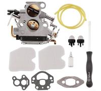 Kit de carburateur pour tronçonneuse HS 235 235E 236 236E 240 240E C1T-W33C avec ensemble de joints de filtre à air, réparation d'équipement de puissance extérieure