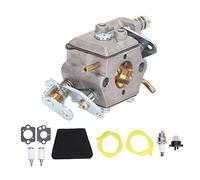 Kit de carburateur pour tronçonneuse LjwZekyrnt : ensemble carburateur en aluminium avec tuyau d'essence et filtre pour les modèles 1950, 2050, 2150, 2375, 89, 891 et WT324.
