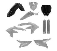Kit De Carénage 10 Pièces ACERBIS Noir/Gris Pour Yamaha 450 YZ F 2023-2025