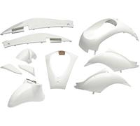 Kit de carénage 10 pièces Edge pour Sym Mio - Blanc métallisé