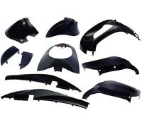 Kit de carénage 10 pièces Edge pour Sym Mio - Noir métallisé