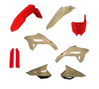 Kit De Carénage 9 Pièces ACERBIS Rouge/Or Pour Honda 250 CRF R 2022-2024