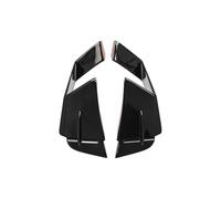 kit de carénage Accessoires Moto Aile Aérodynamique Aile Fixe Spoiler Aileron Latéral Carénage pour ZX-4RR 2020 2021 2022-2025(Glossy Black)