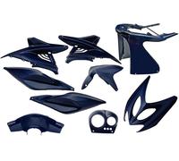 Kit de carénage Edge 9 pièces pour Yamaha Aerox jusqu'au modèle 2014 - Bleu métallisé