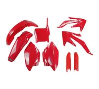 Kit de carénage UFO PLAST 9 pièces avec protège-fourche rouge OEM 00-26